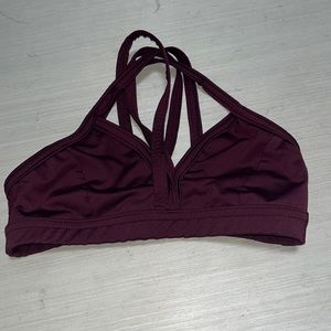 Details Dancewear sports bra top. CL. Maroon